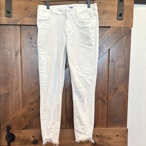 PAIGE Verdugo Crop Women's White Jeans Size 29